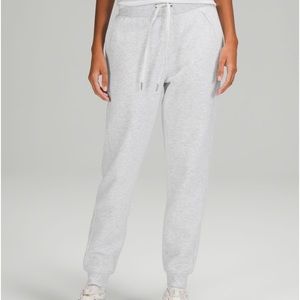 Grey Lululemon Scuba High Rise Jogger